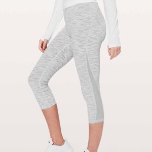 Lululemon “Train Times” Leggings in Grey
